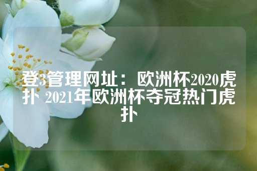 登3管理网址：欧洲杯2020虎扑 2021年欧洲杯夺冠热门虎扑